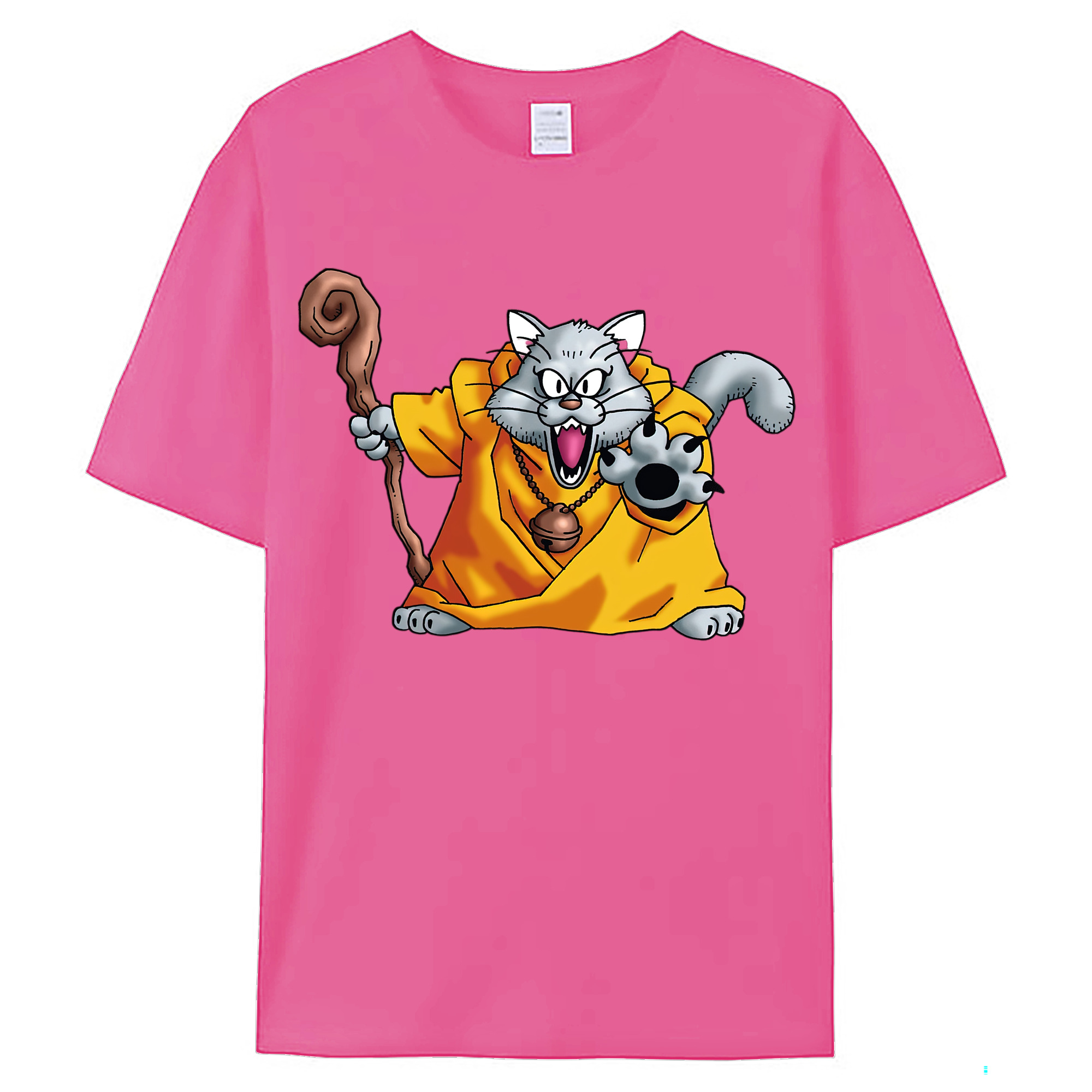 （画像用） ドラゴンクエスト Doragon Kuesuto Dragon Quest レディースカジュアルプリントTシャツ（綿100％）